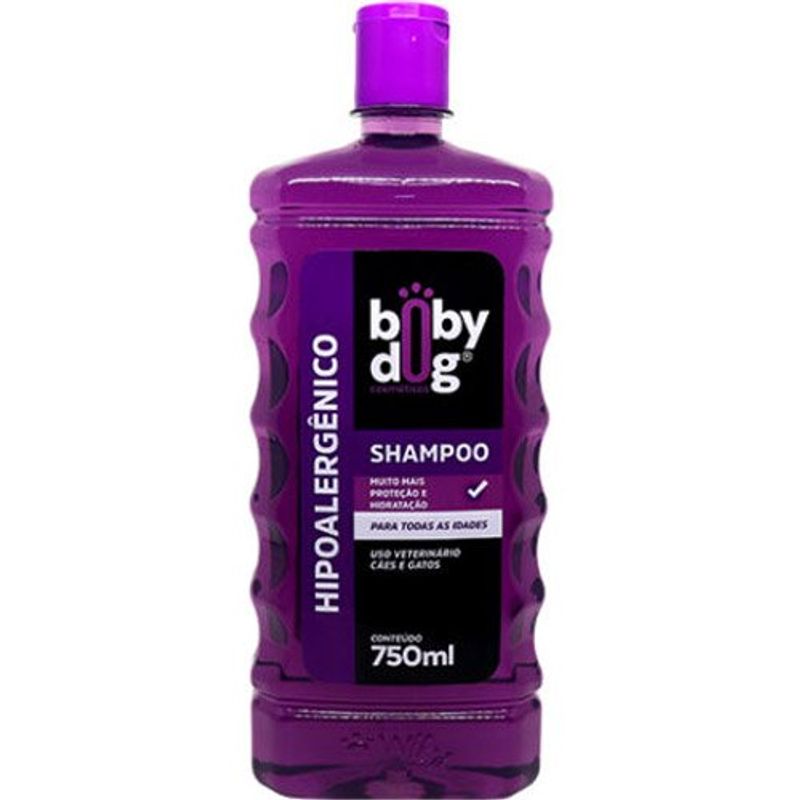 shampoo para cães e gatos boby dog hipoalergênico 750ml (mp)