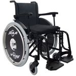 cadeira de rodas jaguaribe agile preto (mp)