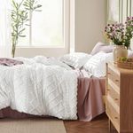 jogo de cama queen 3 peças badsure ivory marfim a-mbi