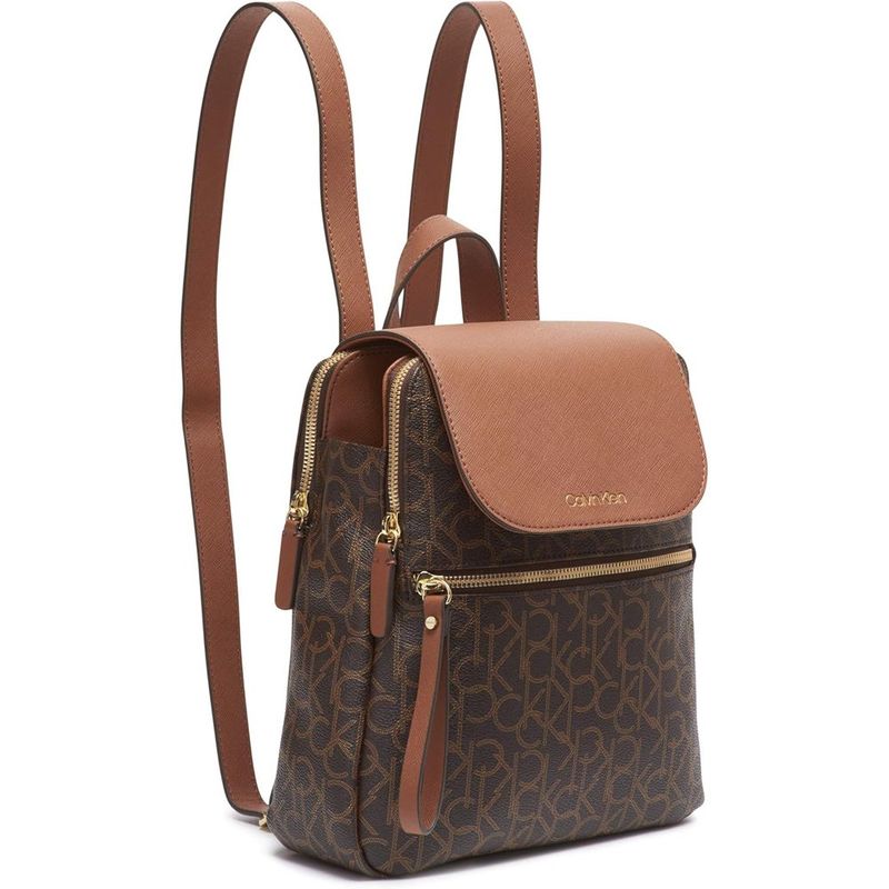 mochila calvin klein reyna marrom a-mbi