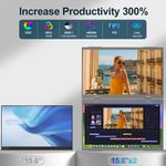 monitor dobrável fhd 15.6" cuiuic cinza a-mbi