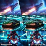 monitor gamer uwqhd 34" 165hz sansui preto a-mbi