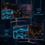 monitor gamer uwqhd 34" 165hz sansui preto a-mbi