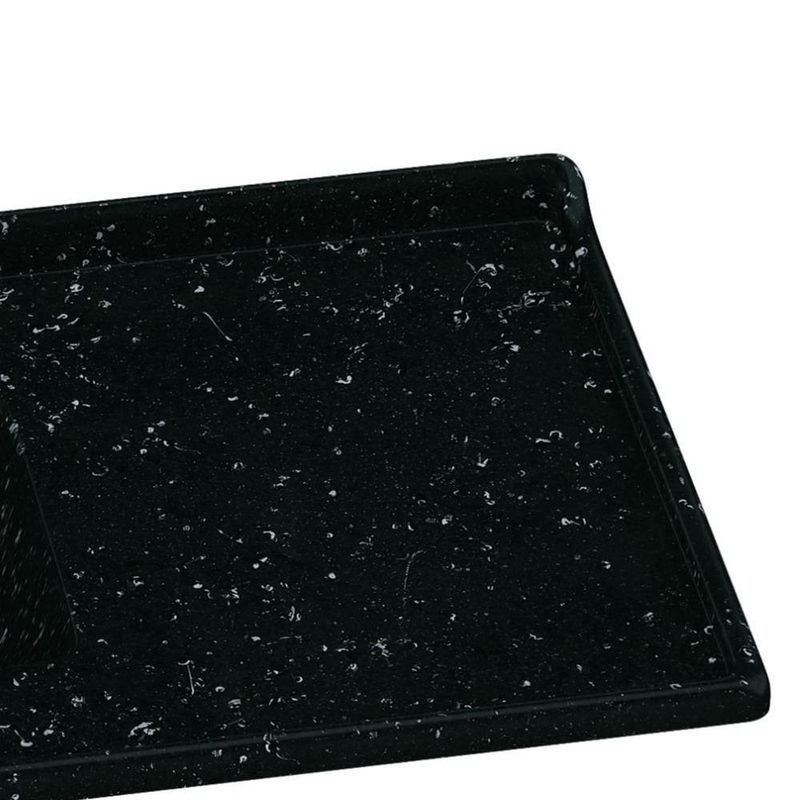 pia mármore aj rorato sintético granitada 100x53cm standard preto (mp)