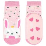 meia antiderrapante pimpolho coelho 21-25 rosa 98981 (mp)