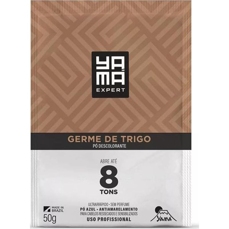 pó descolorante yama gérmen de trigo 50g 1 unidade