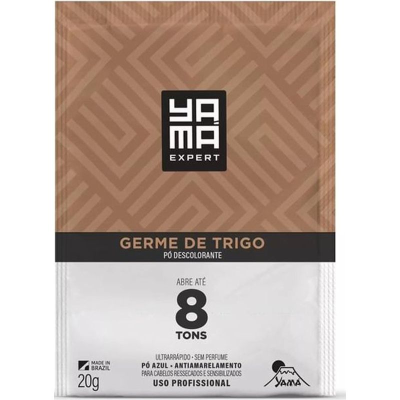pó descolorante yama gérmen de trigo 20g 1 unidade