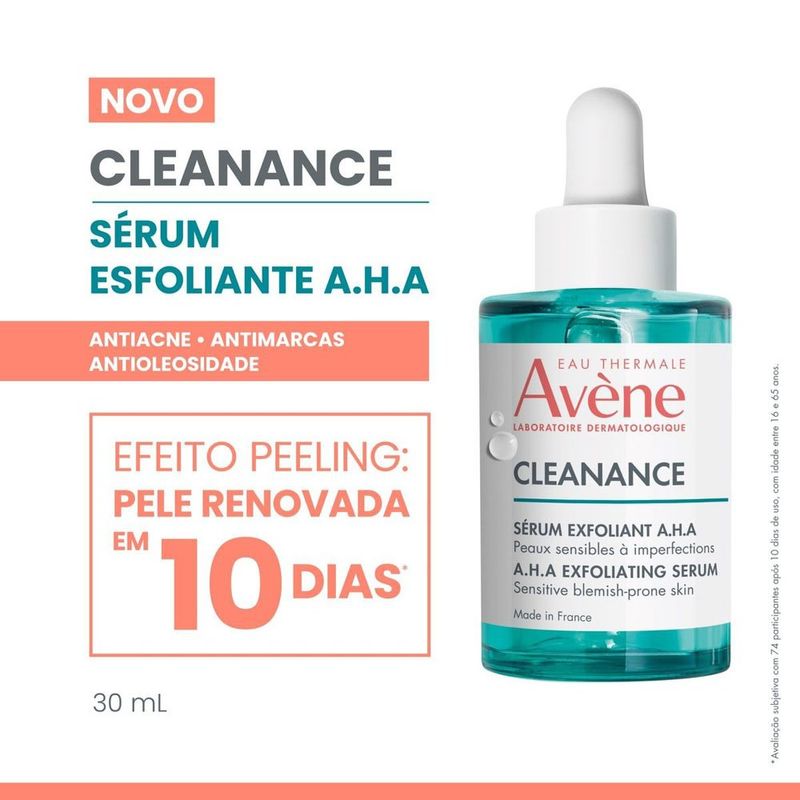 sérum esfoliante avène cleanance aha 30ml