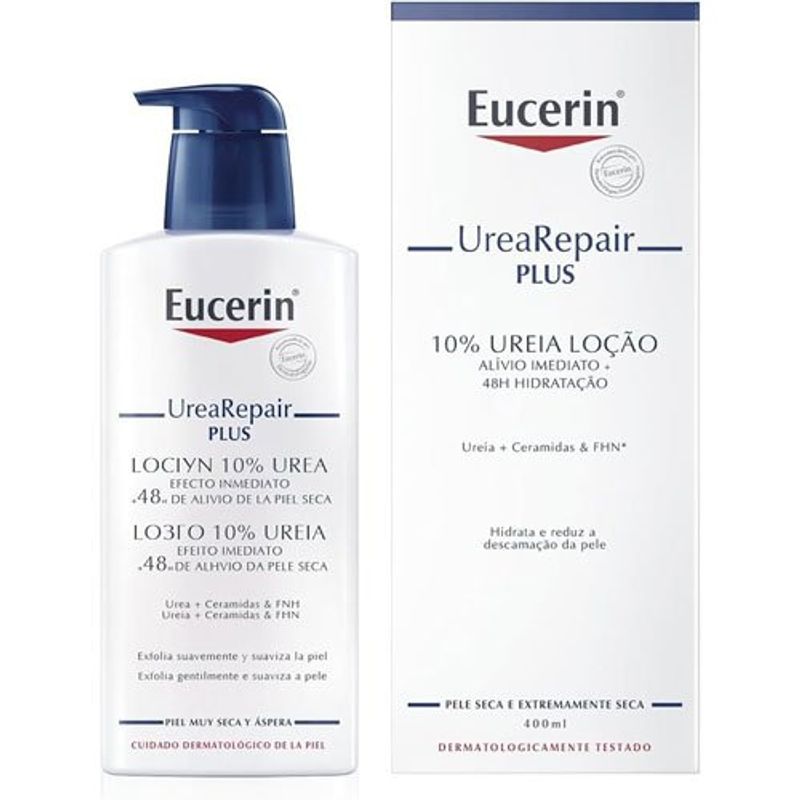 loção corporal eucerin urearepair 10% 400ml