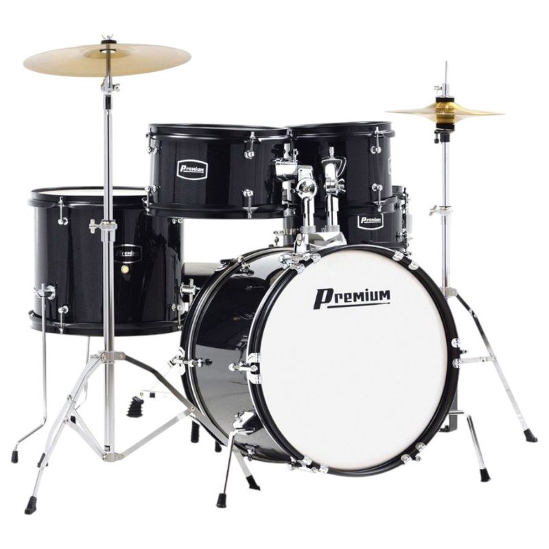 bateria infantil premium dx45j bk junior preto (mp)
