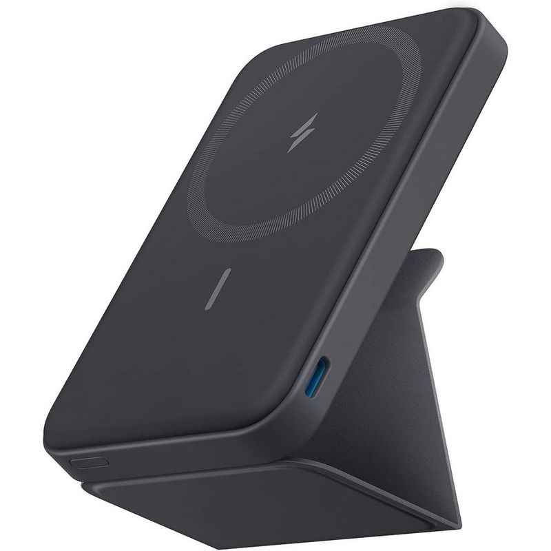 carregador por indução portátil anker preto a-mbi