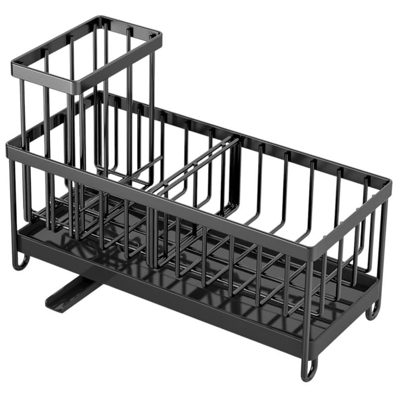 suporte para pia cisily aço inox preto a-mbi