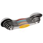 conjunto de 8 colheres de medição yellrin aço inox a-mbi