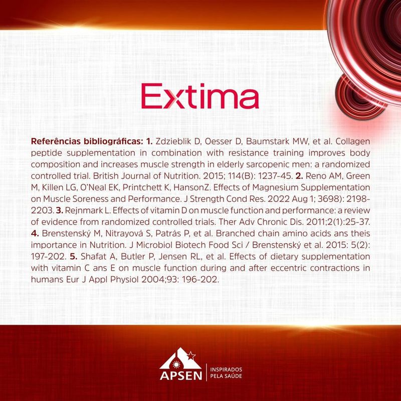 extima chocolate 600g suplemento alimentar em pó lata apsen
