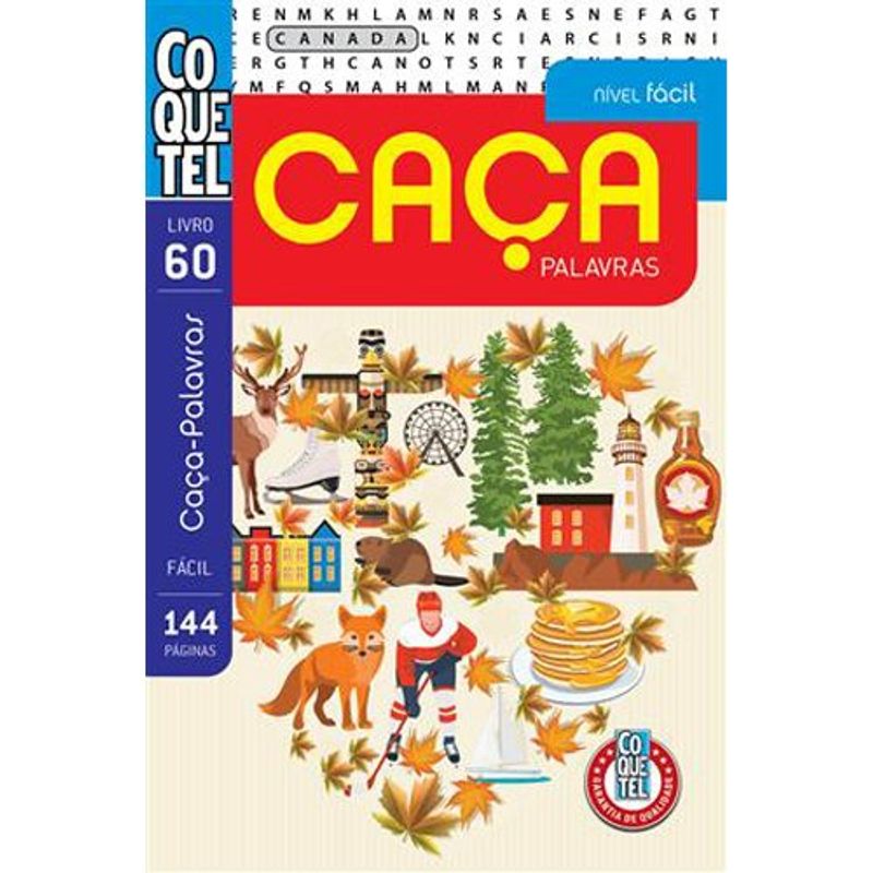 livro coquetel caça palavras 60 coquetel nf (mp)