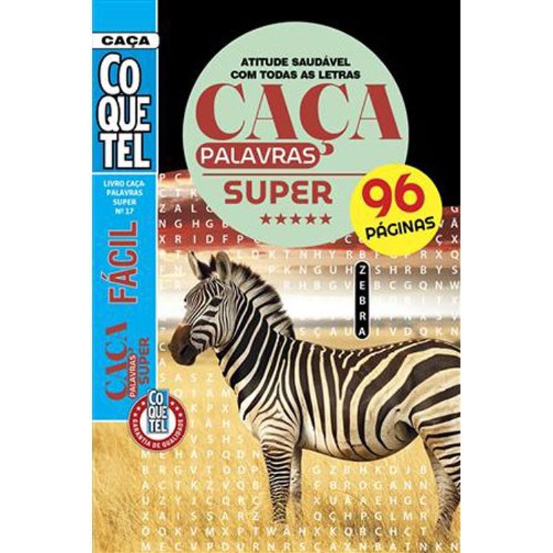 livro coquetel caça-palavras super 17 coquetel nf (mp)
