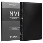 livro bíblia sagrada nvi premier collection, capa preta thomas ne lson brasil (mp)