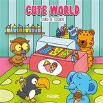 livro cute world livro de colorir magic kids livro (mp)
