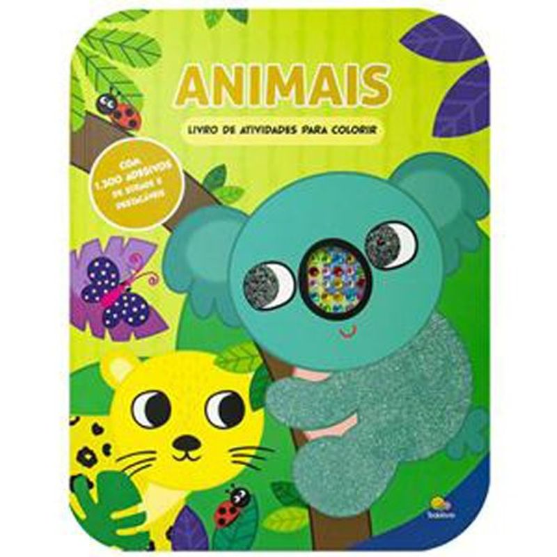 livro adesivos brilhantásticos ii! animais todolivro (mp)