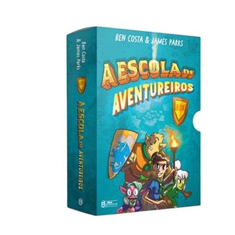 livro box a escola de aventureiros milk shakespeare (mp)