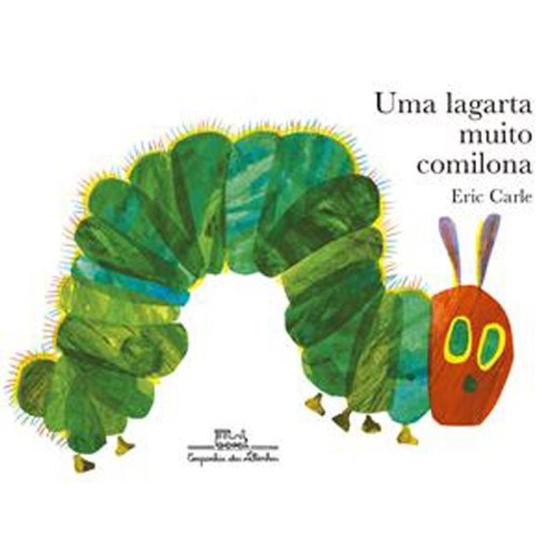 livro uma lagarta muito comilona companhia das letrinhas (mp)