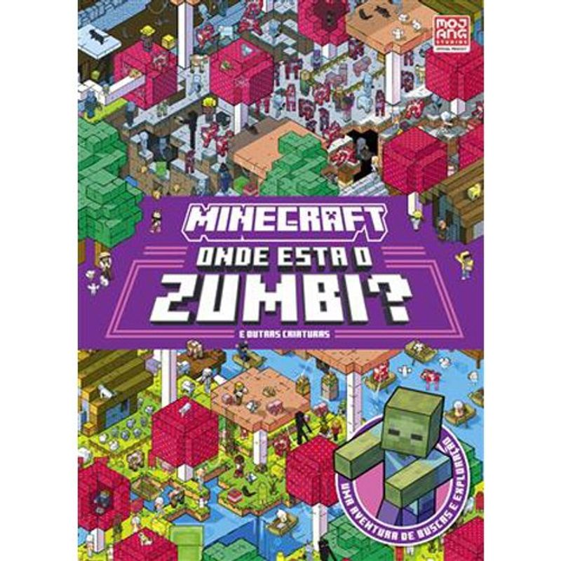 livro minecraft onde está o zumbi? harperkids (mp)
