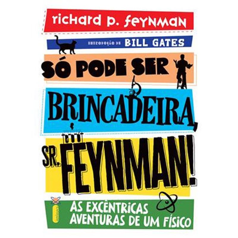livro só pode ser brincadeira, sr. feynman! nova edição intríns eca (mp)