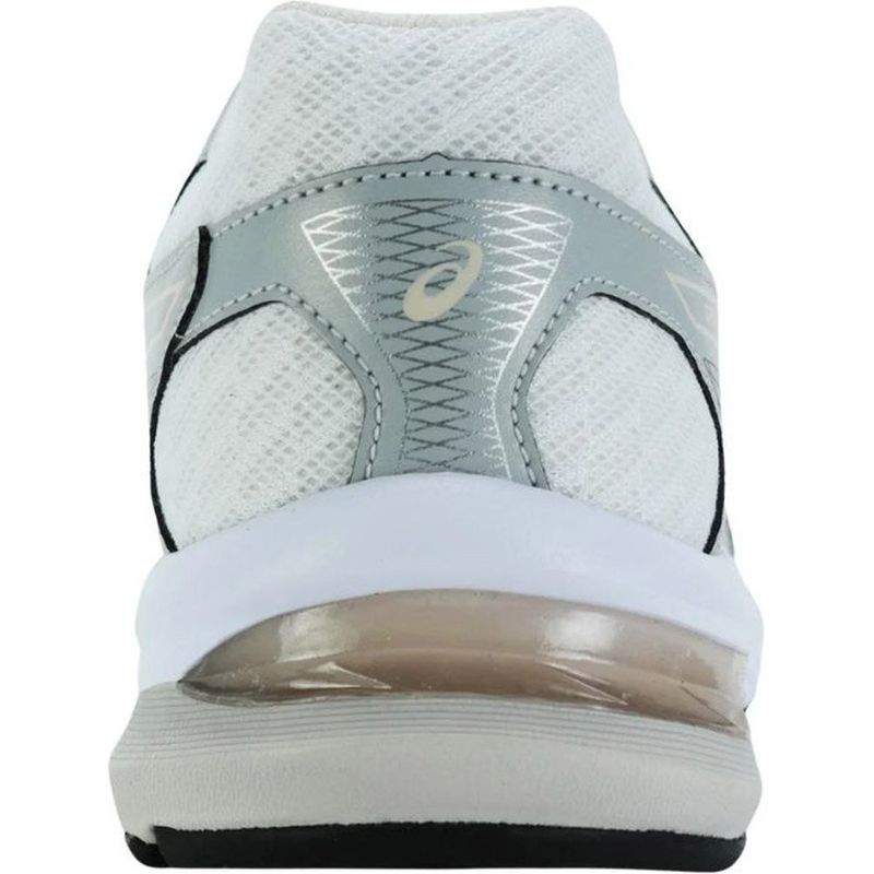 tênis esportivo feminino n°36 asics gel-shogun st branco e prata (mp)