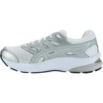 tênis esportivo feminino n°36 asics gel-shogun st branco e prata (mp)