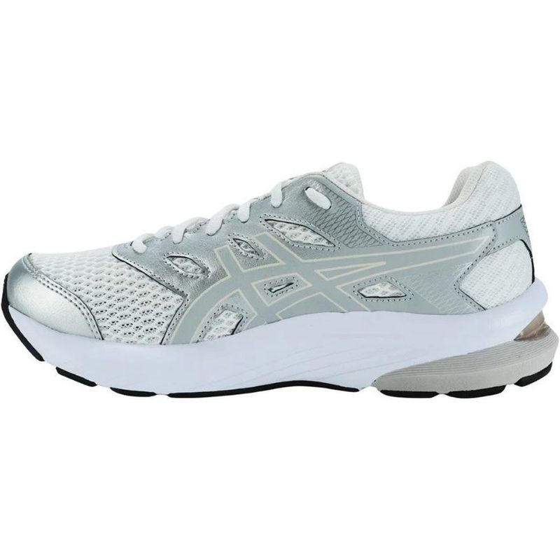 tênis esportivo feminino n°40 asics gel-shogun st branco e prata (mp)