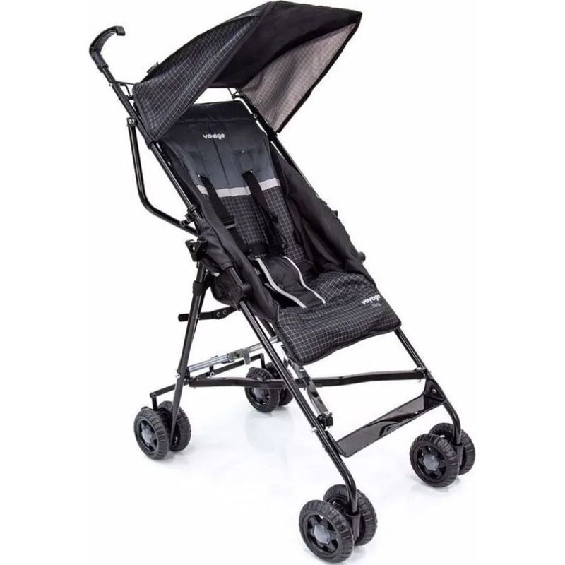 carrinho de bebê voyage umbrella wing até 15kg preto imp02241 (mp)