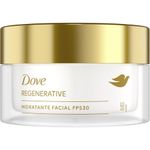 hidratante facial diurno fps30 50g dove regenerative