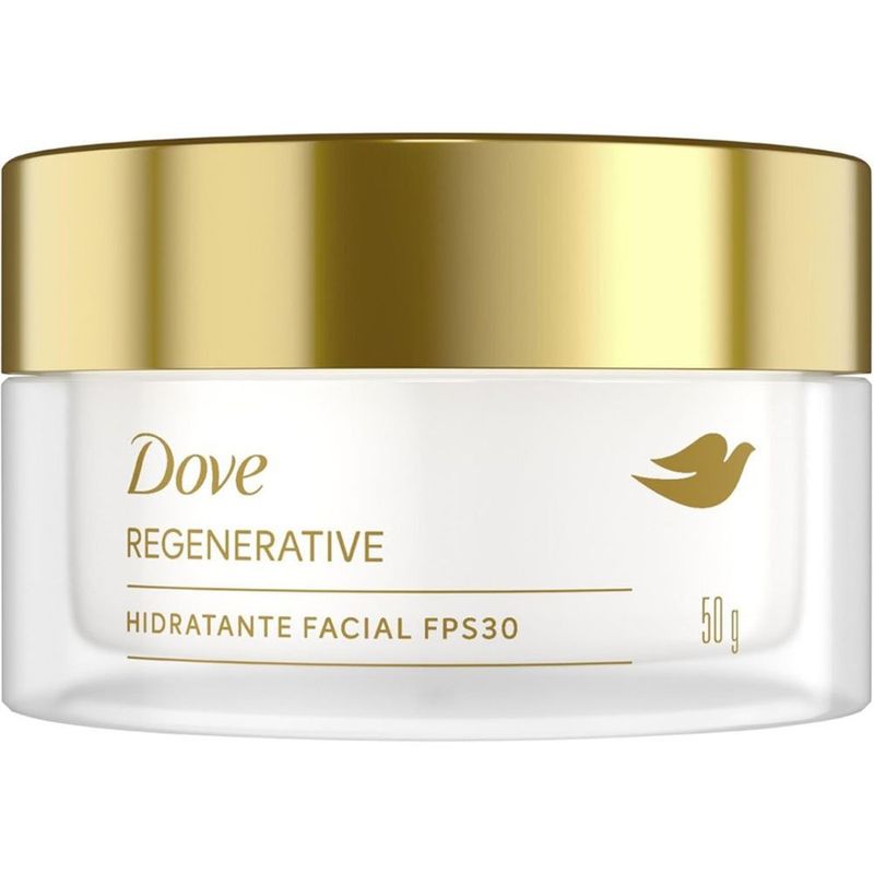 hidratante facial diurno fps30 50g dove regenerative