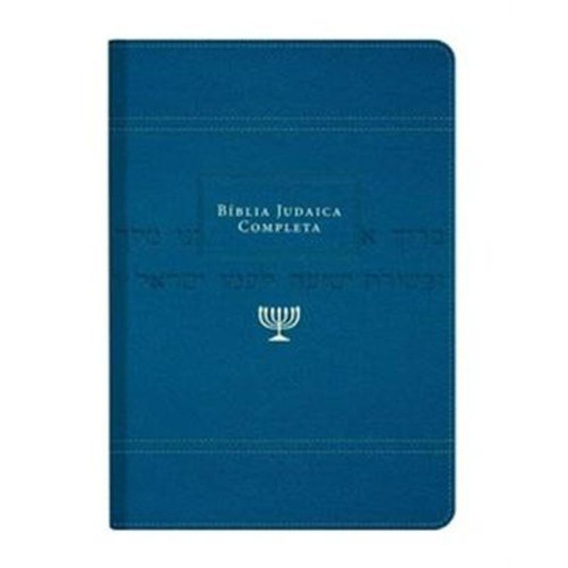livro bíblia judaica completa capa azul editora vida (mp)