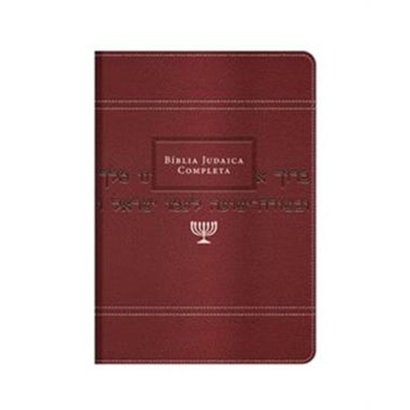 livro bíblia judaica completa capa vinho editora vida (mp)