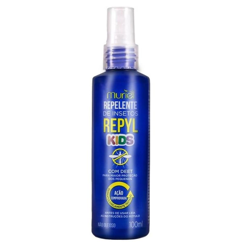 repelente de insetos repyl kids 100ml muriel
