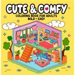 livro cute & comfy coloring book for adults bold easy livro de color ir adulto camelot (mp)