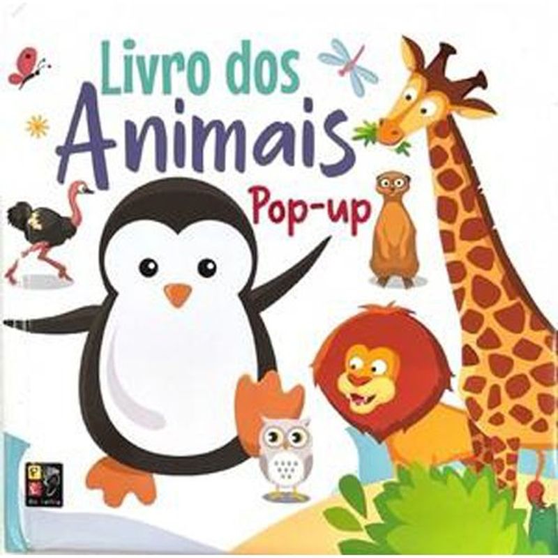 livro coleção pop-up livro dos animais pé da letra (mp)