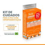 kit avène mat perfect clareador fps70 com 2 unidades