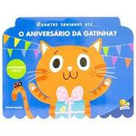 livro aniversário pop-up: quantos soninhos até... o aniversário da gatin ha? todolivro (mp)