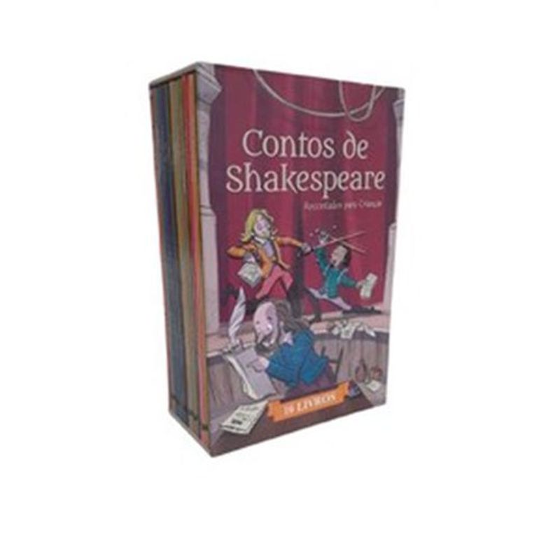 livro box contos de shakespeare pé da letra (mp)
