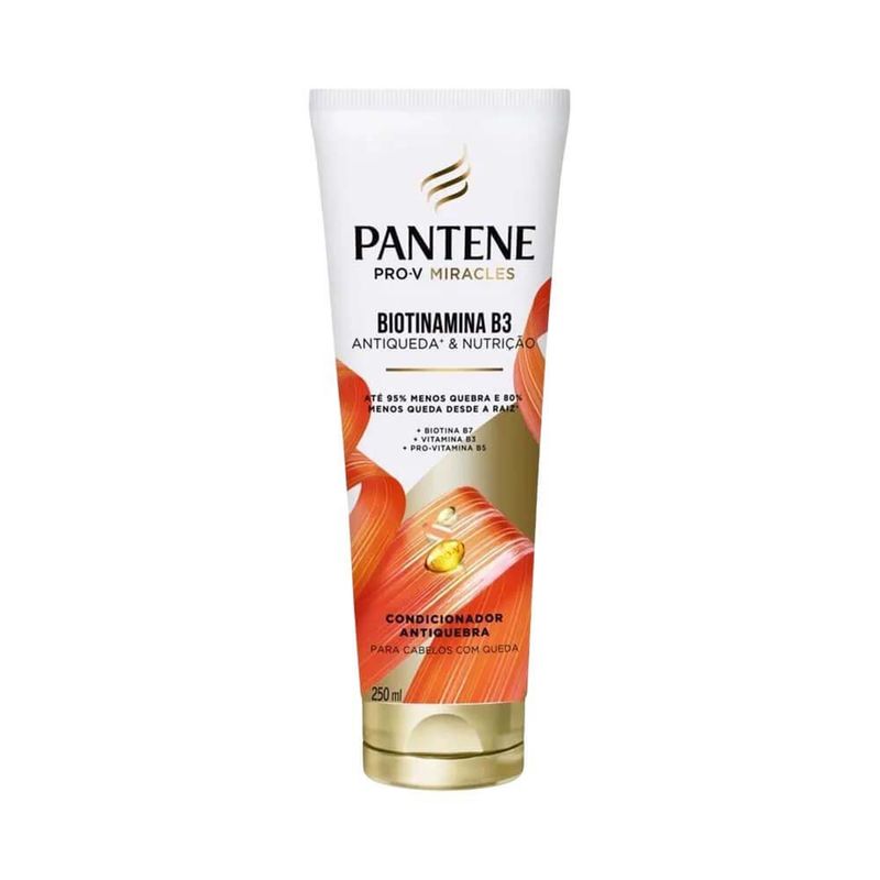 condicionador biotinamina b3 antiqueda e nutrição pantene 250ml