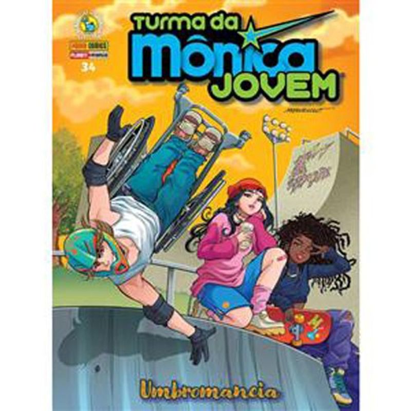 livro turma da mônica jovem umbromacia vol 34 panini books (mp)