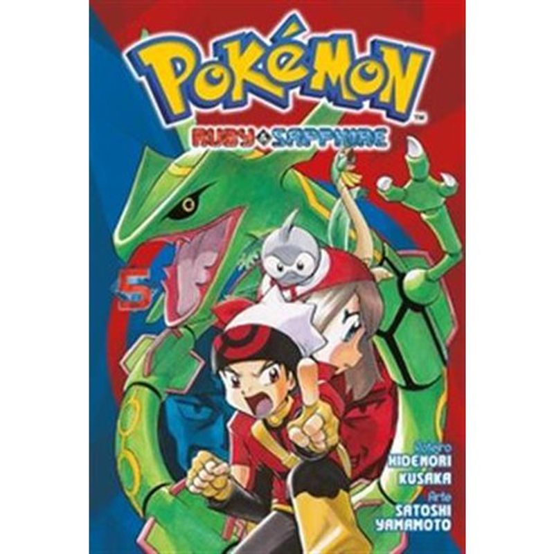 livro pokémon: ruby and sapphire vol. 5 - panini books (mp)