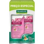 kit shampoo 350ml e condicionador 350ml ceramidas force palmolive naturals