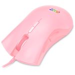 mouse gamer maxprint mizard rosa 12000dpi