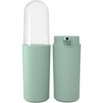 kit 2 peças banho coza serene com tampa verde 99407/7535