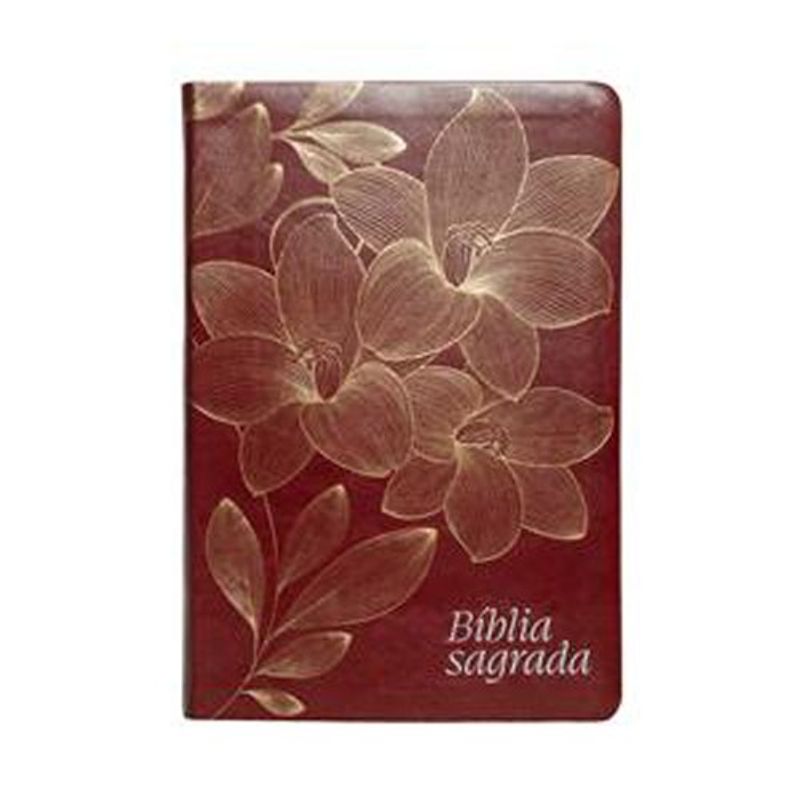 livro bíblia nvi, letra gigante, couro-soft vinho, leitura perfeita thomas nelson brasil (mp)