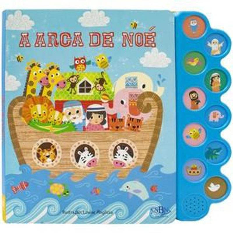 livro maravilhas bíblicas livro sonoro: arca de noé, a sbn (mp)