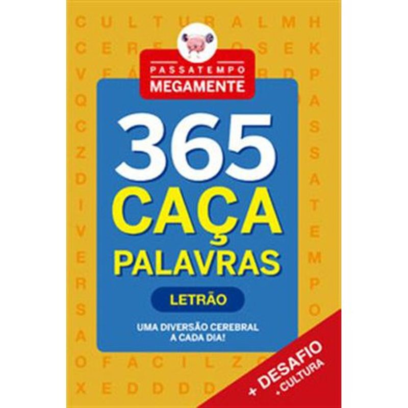 livro passatempo megamente 365 caça-palavras letrão on line (mp)